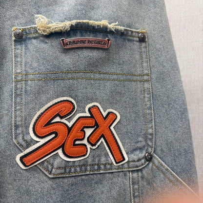 Denim shorts