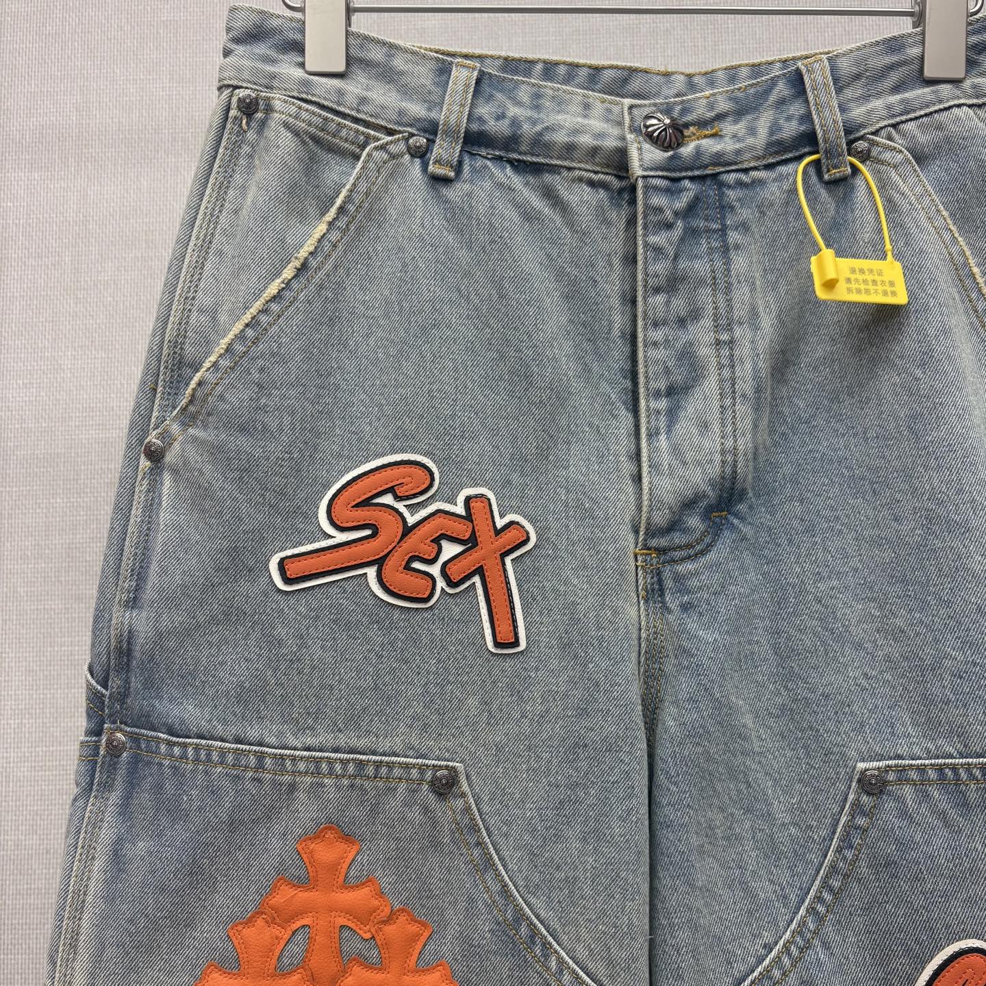 Denim shorts