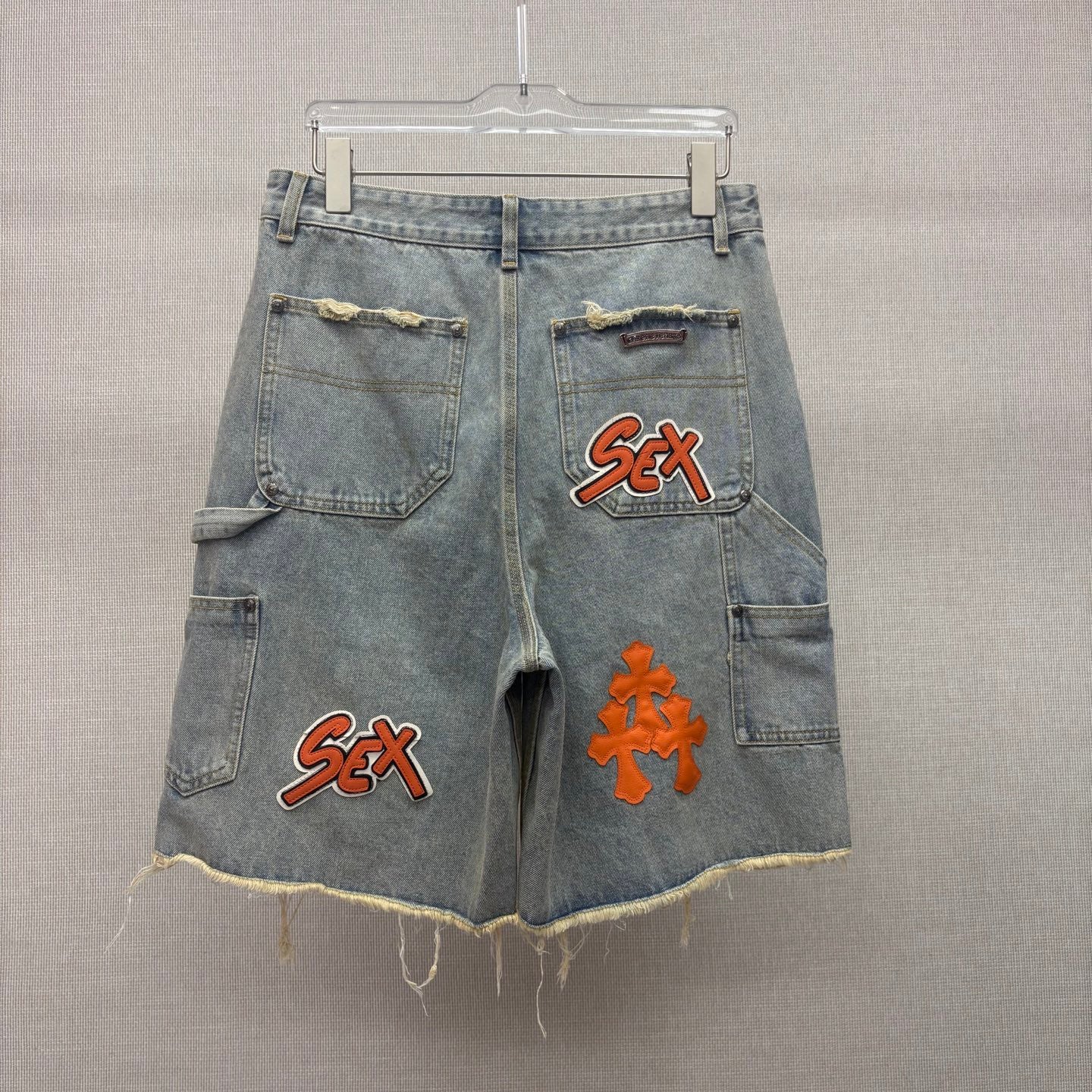 Denim shorts