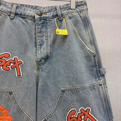 Denim shorts