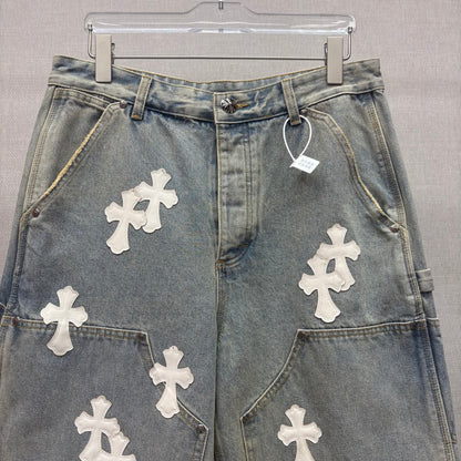 Denim shorts