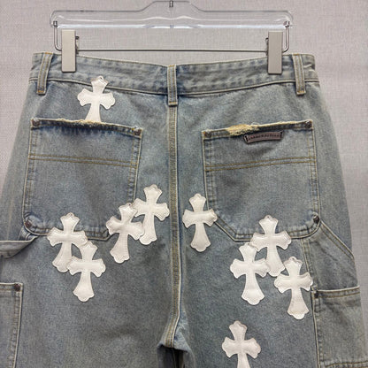 Denim shorts