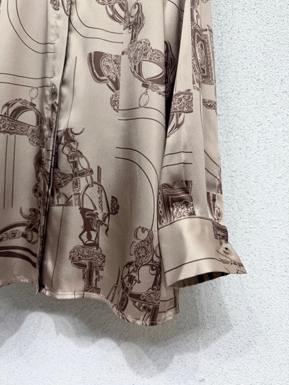 Silk Long Sleeve Shirt