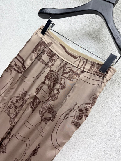 Silk Casual Pants