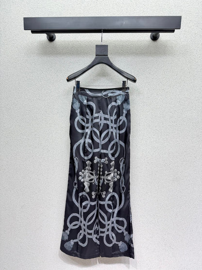 Silk Casual Pants