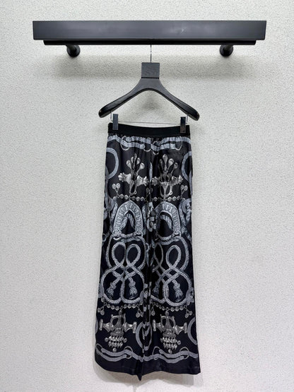 Silk Casual Pants