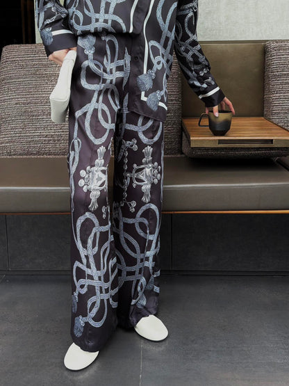 Silk Casual Pants