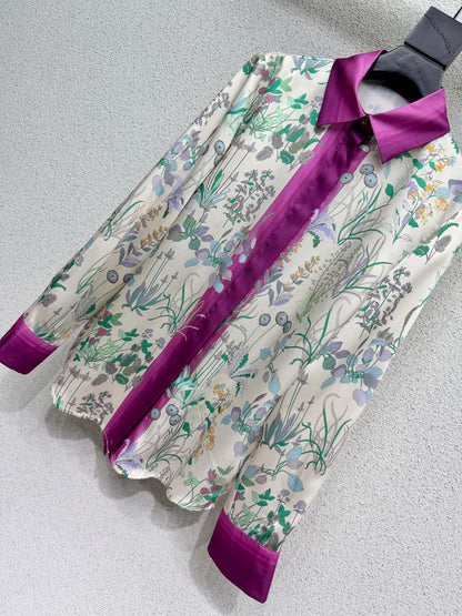 Silk Long Sleeve Shirt