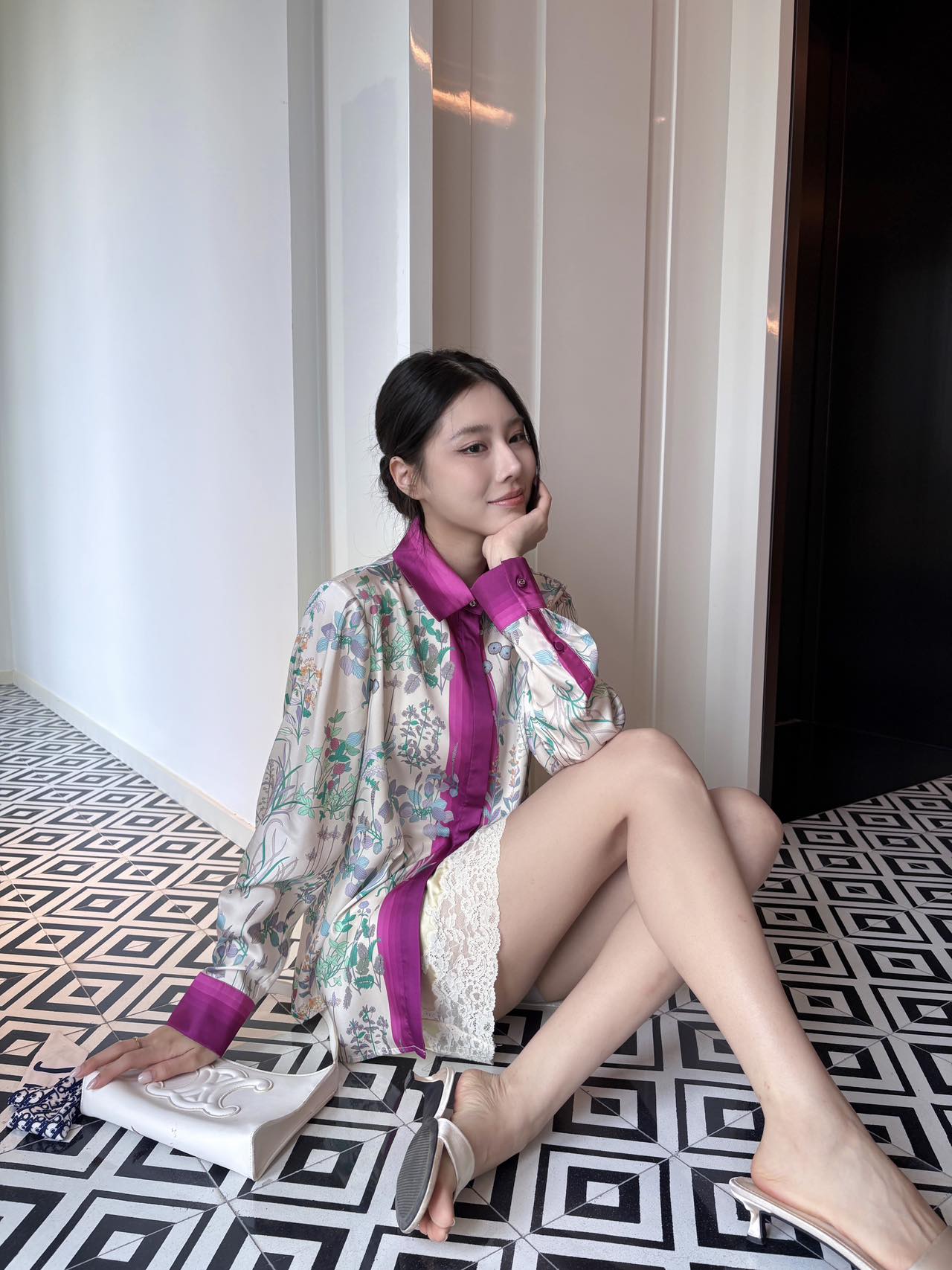 Silk Long Sleeve Shirt