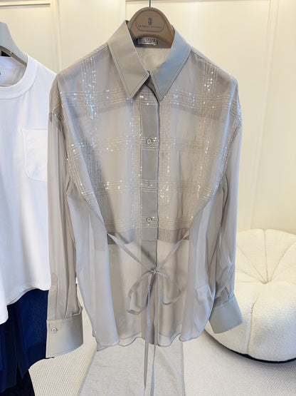 Silk Long sleeve shirt