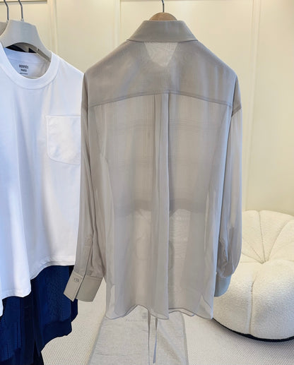 Silk Long sleeve shirt