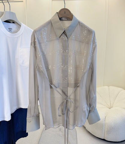 Silk Long sleeve shirt
