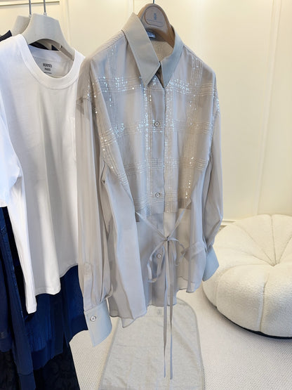 Silk Long sleeve shirt