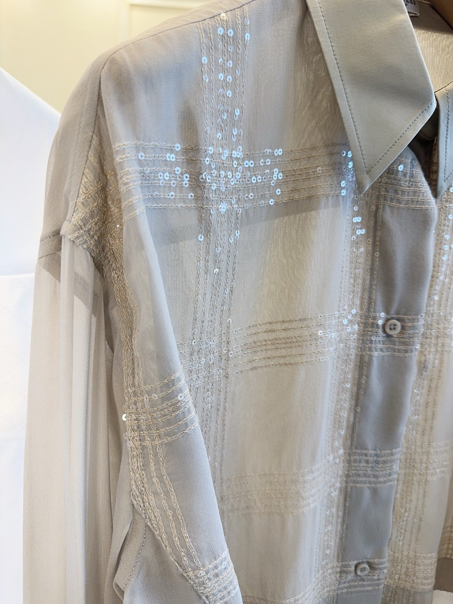 Silk Long sleeve shirt