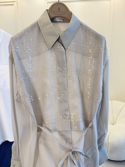 Silk Long sleeve shirt