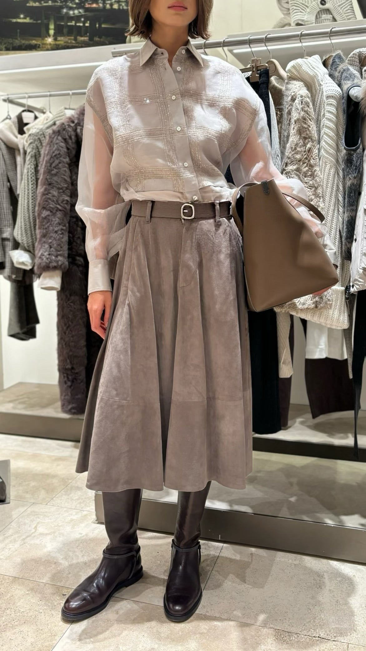 Silk Long sleeve shirt