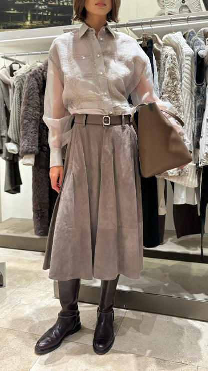 Silk Long sleeve shirt