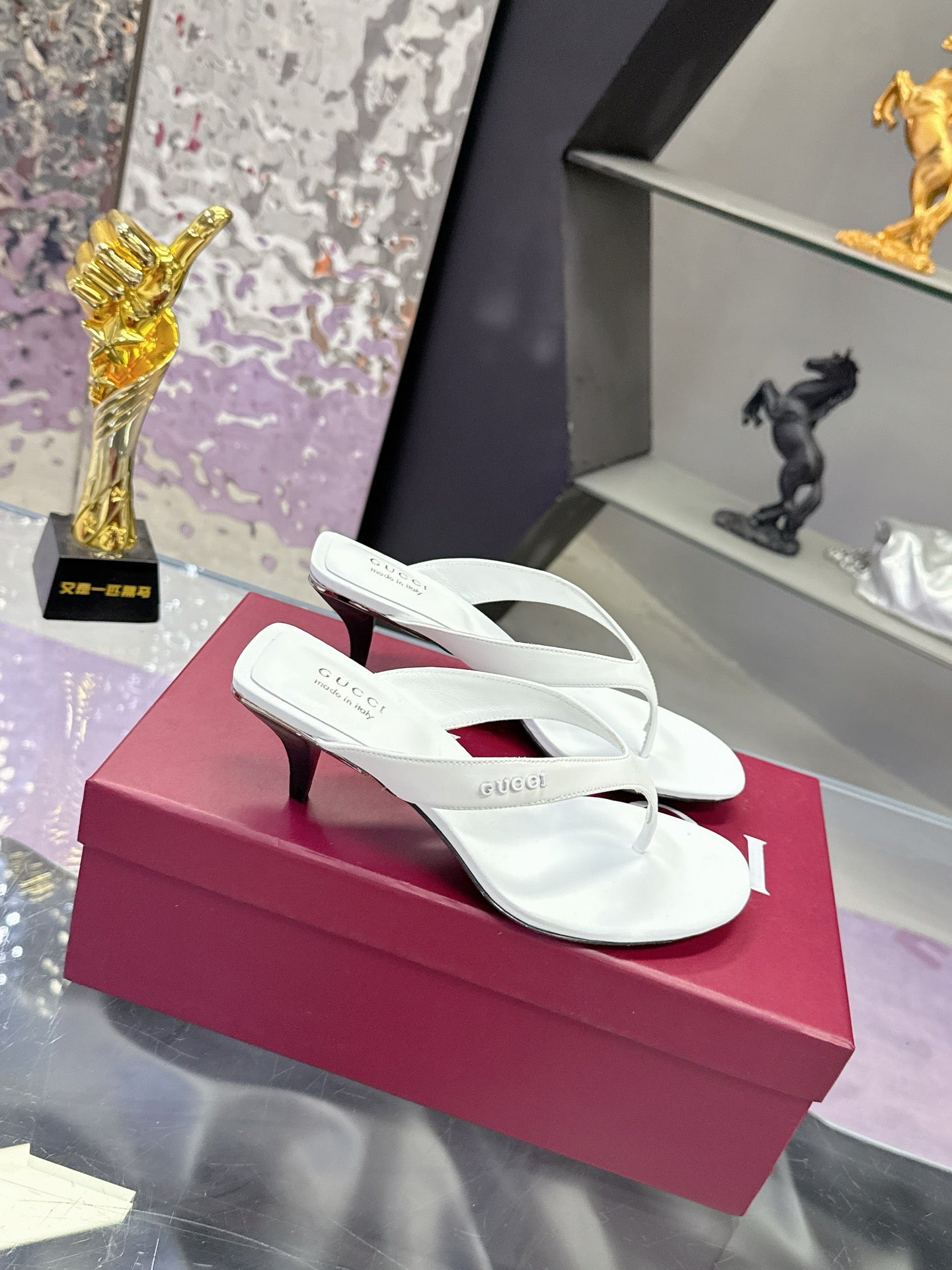 High Heel Slippers