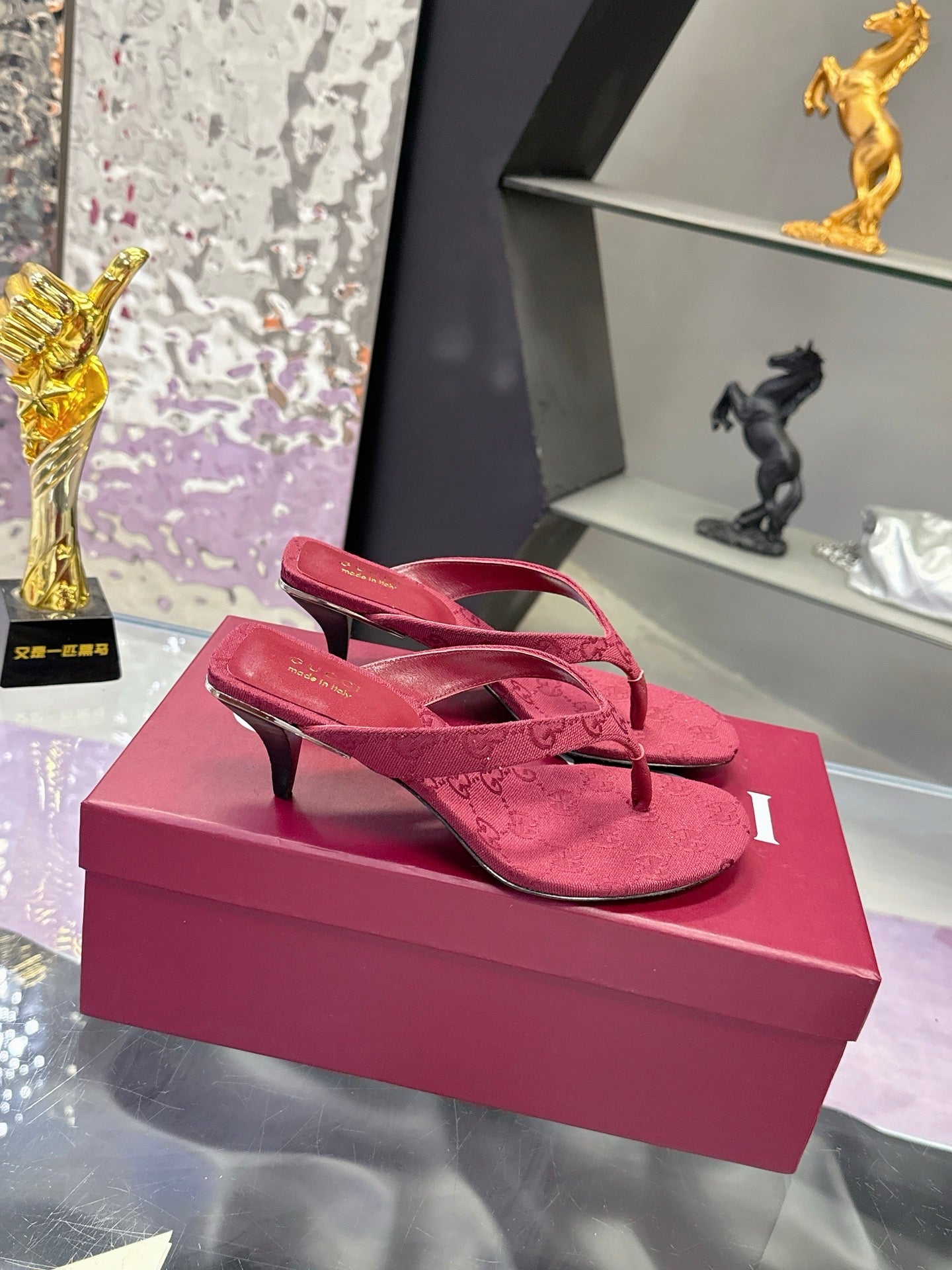 High Heel Slippers