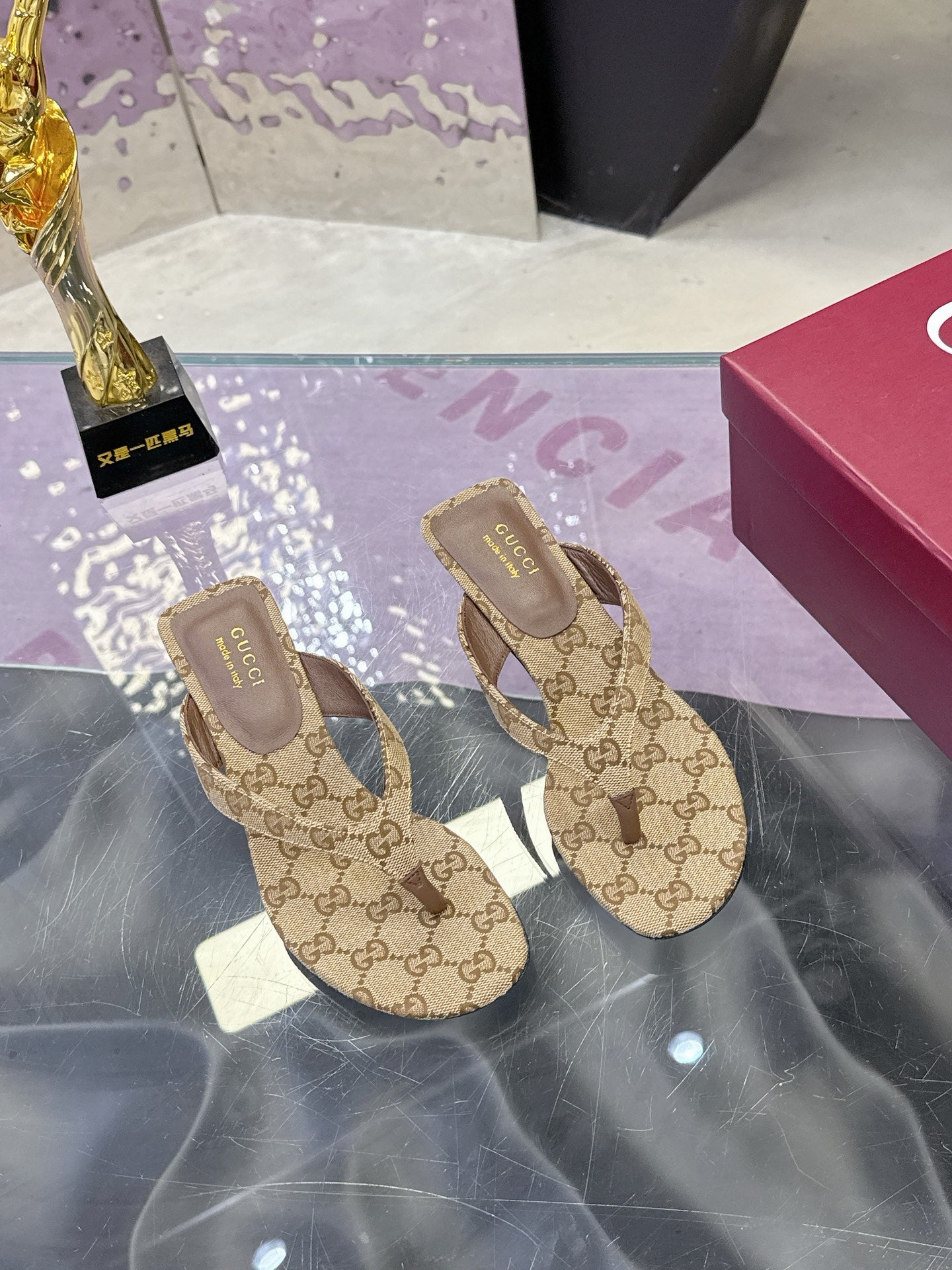 High Heel Slippers