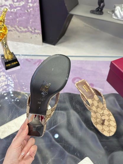 High Heel Slippers