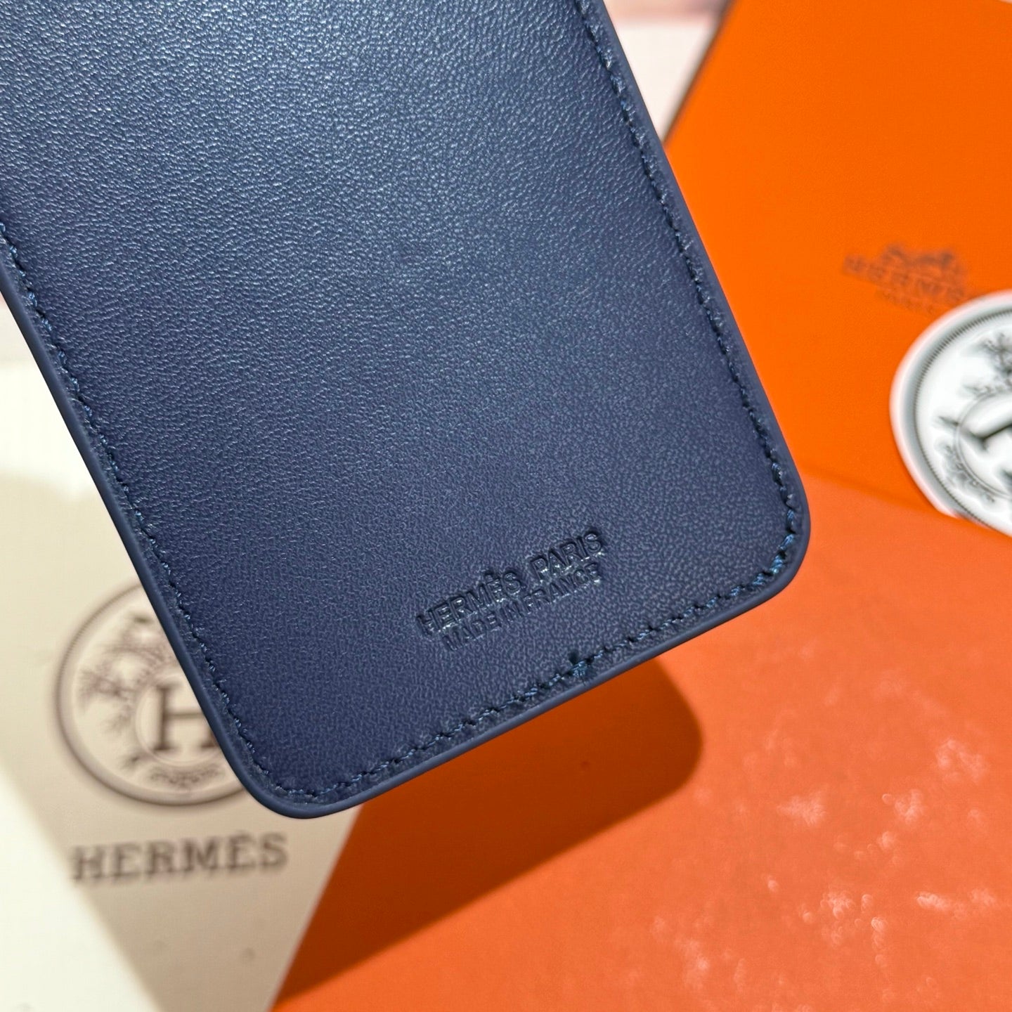 Magnetic phone card holder