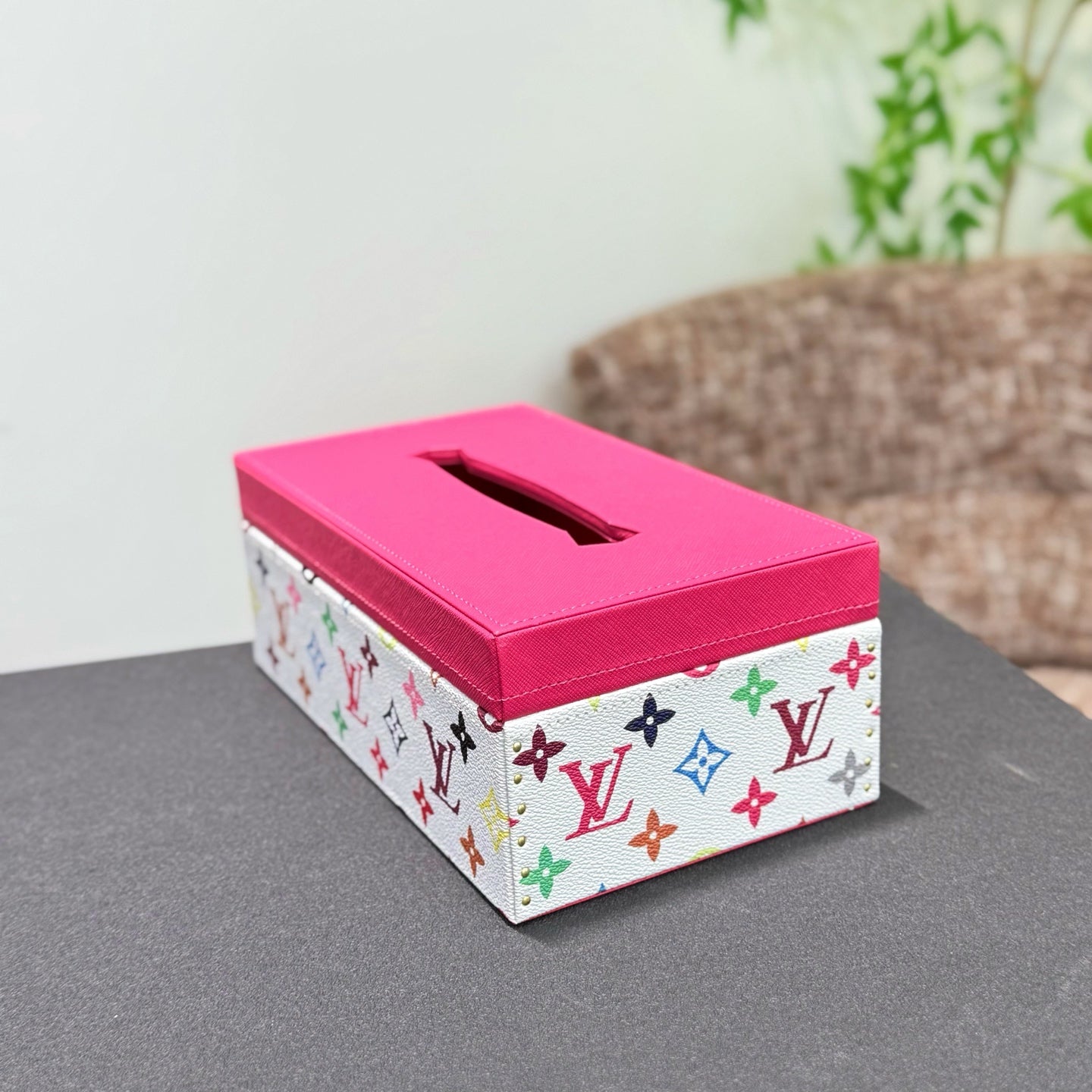 Facial Tissue Box Holder