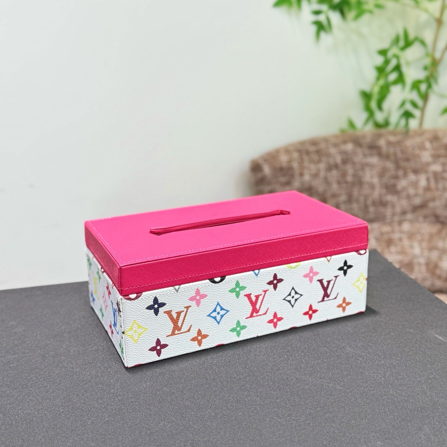 Facial Tissue Box Holder