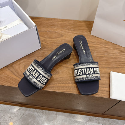 High Heel Slippers