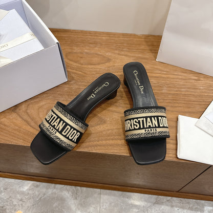 High Heel Slippers