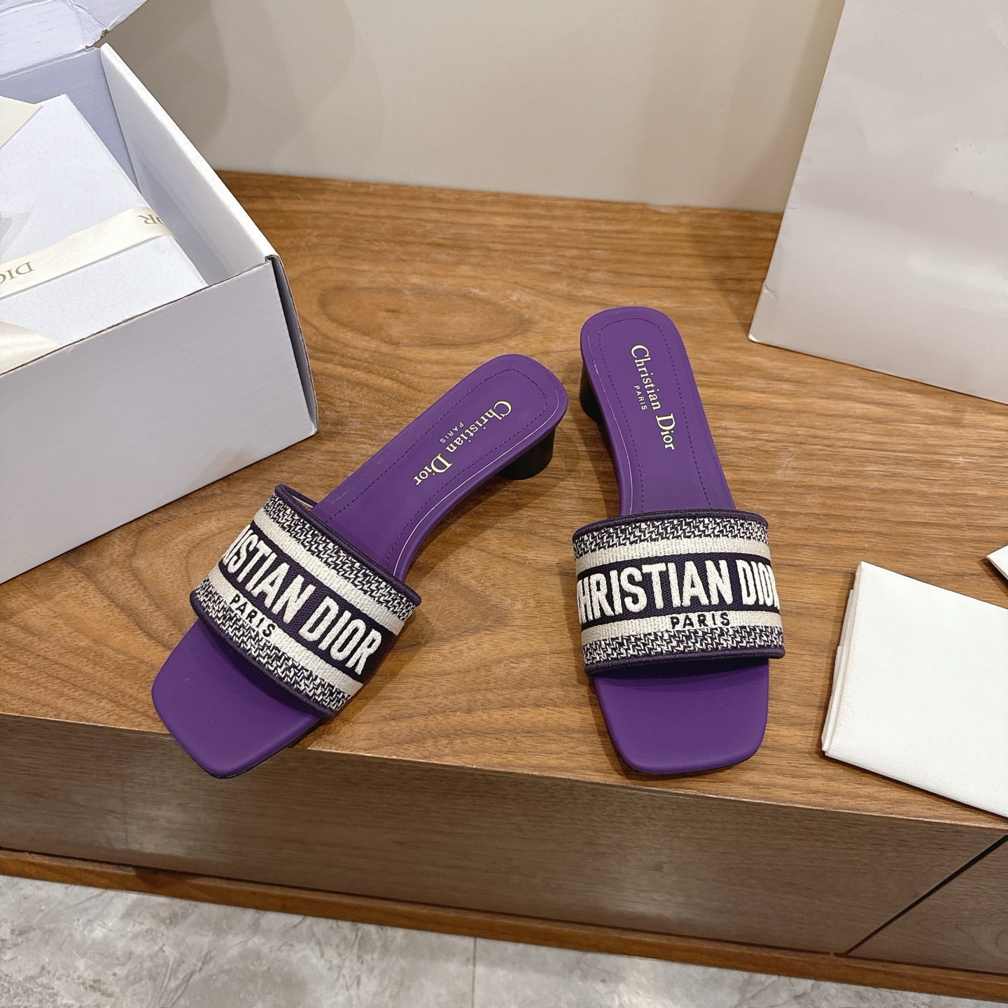 High Heel Slippers