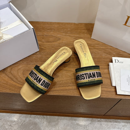 High Heel Slippers