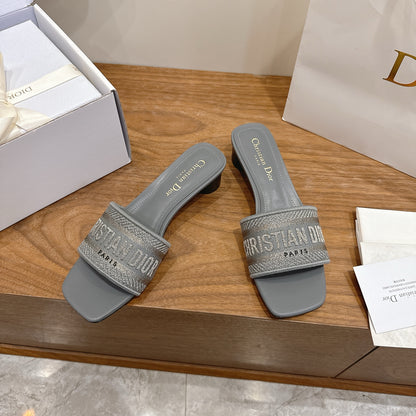 High Heel Slippers