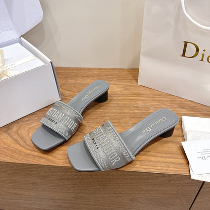 High Heel Slippers