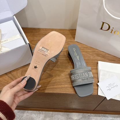High Heel Slippers