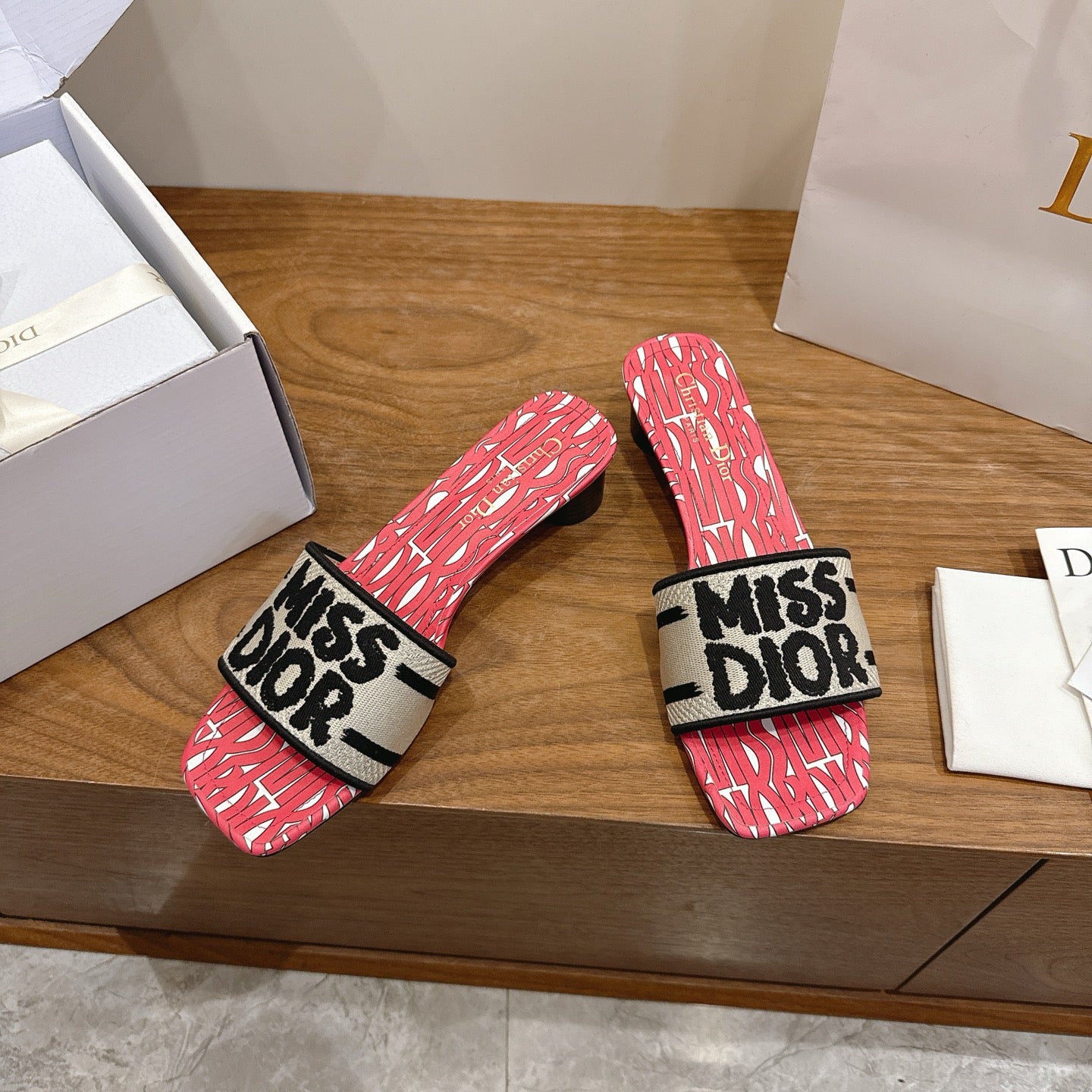 High Heel Slippers