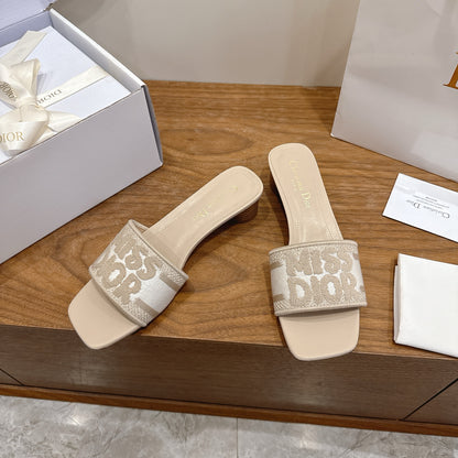 High Heel Slippers