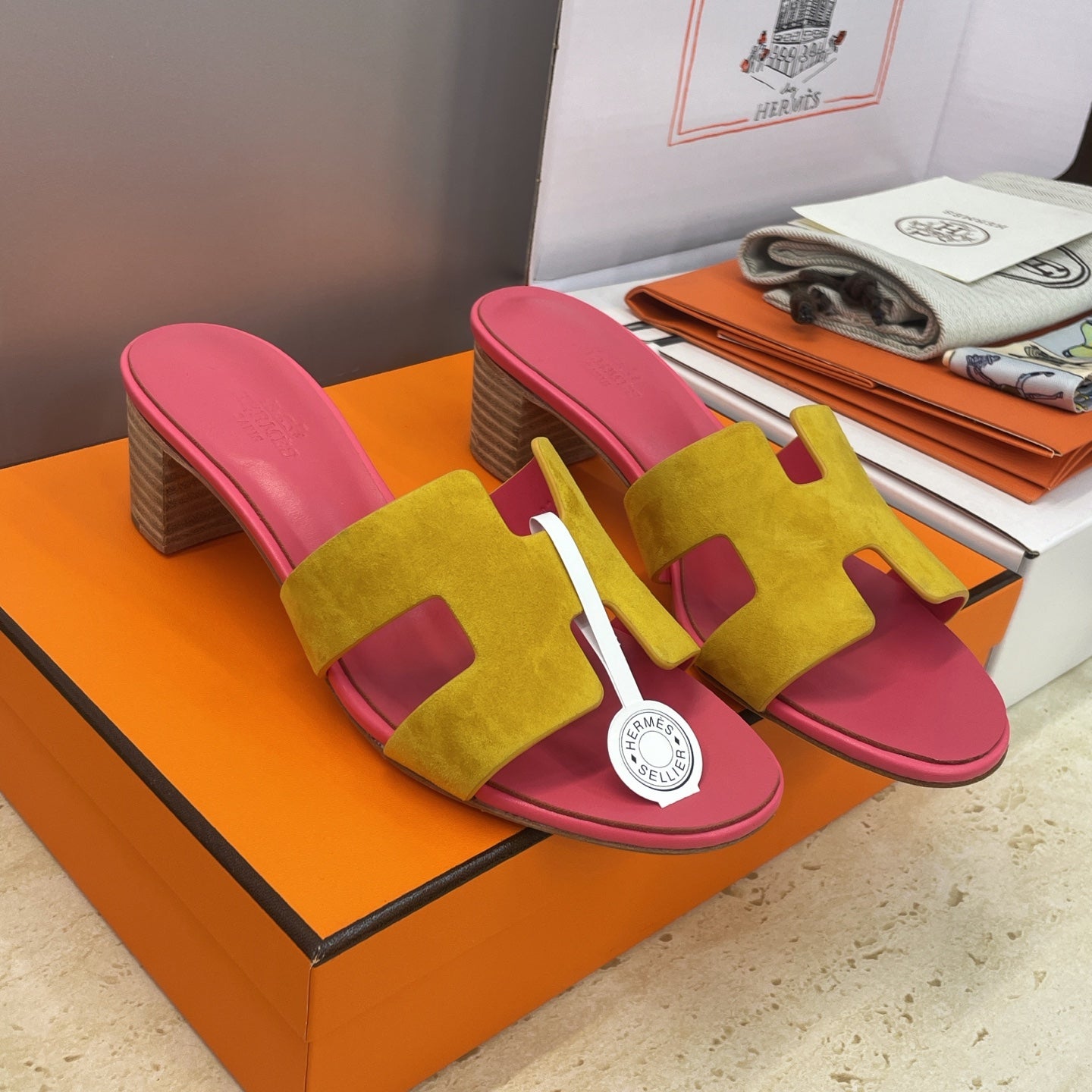 High Heel Slippers