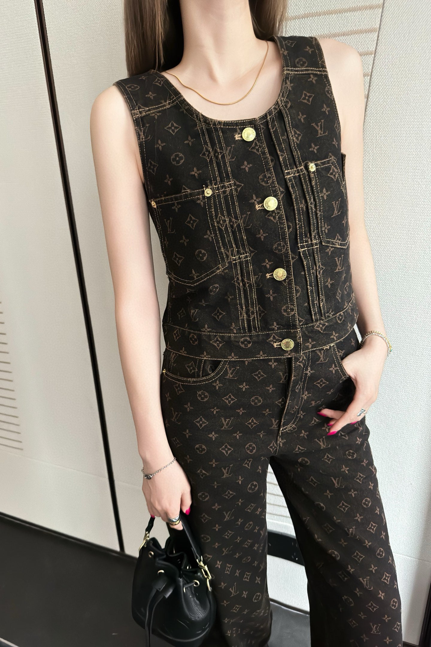 Denim vest