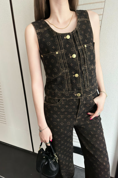 Denim vest