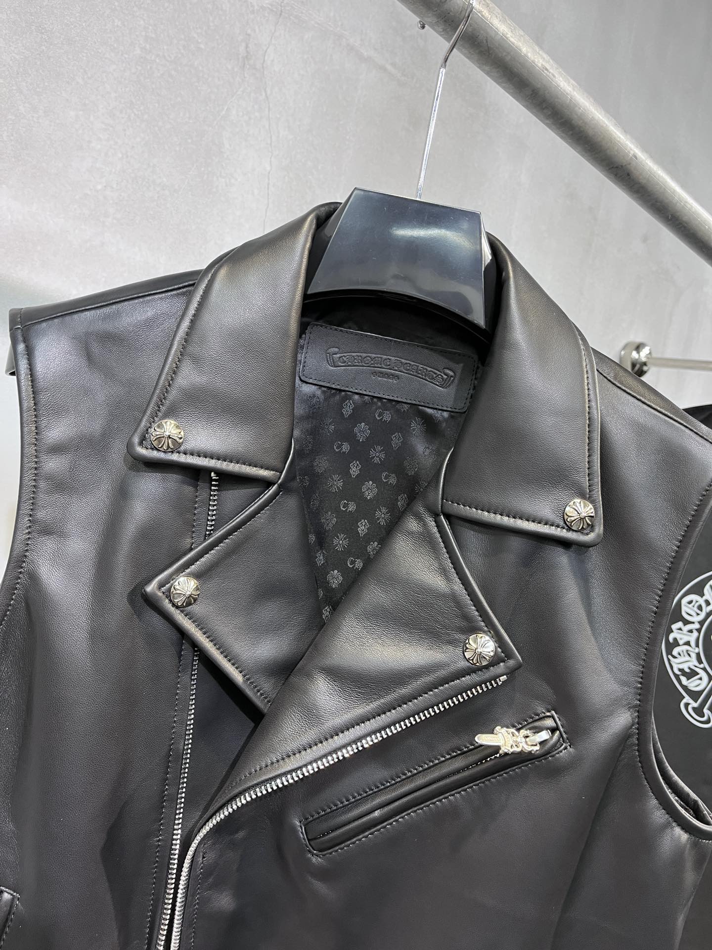 Leather vest