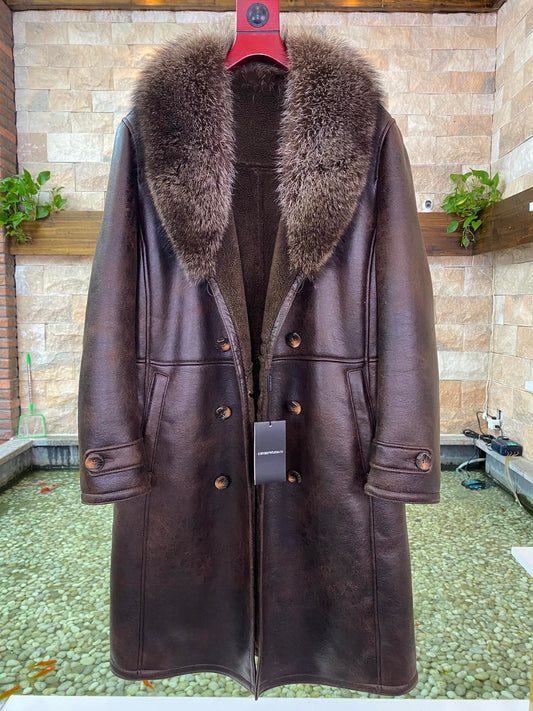 leather parka