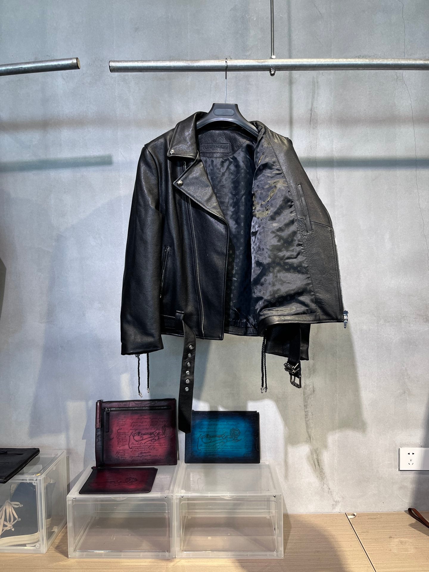 leather jacket