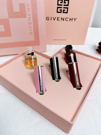 Perfume + lipstick gift box