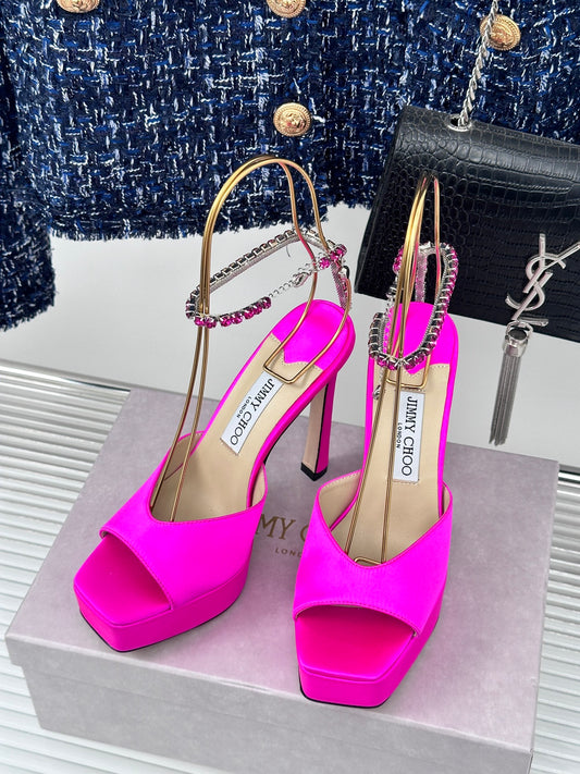 High heeled sandals