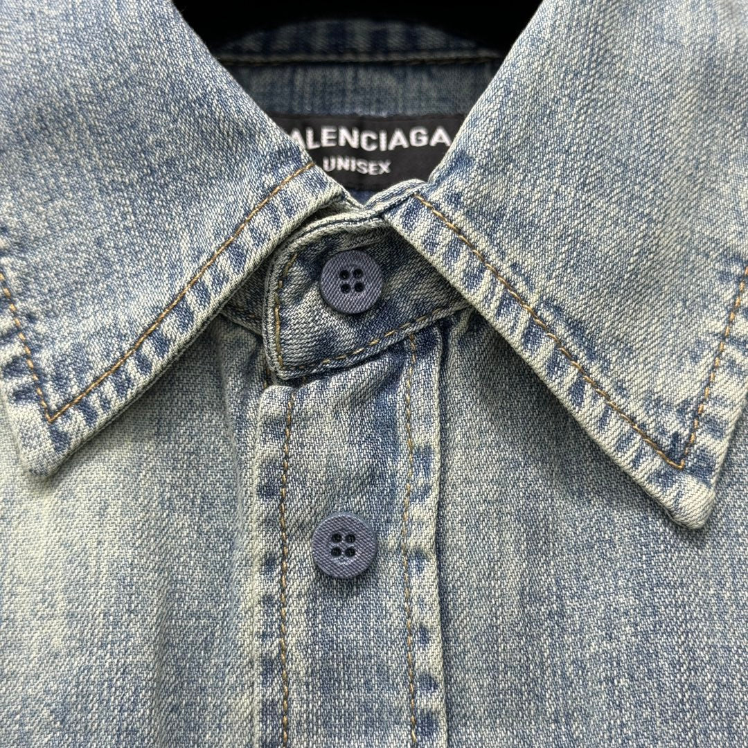 Denim long sleeve shirt