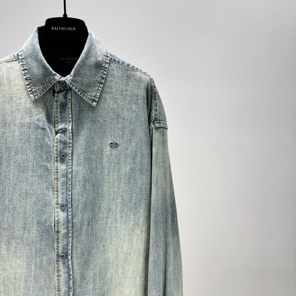 Denim long sleeve shirt