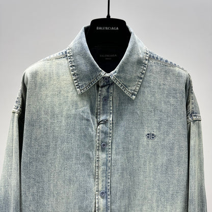 Denim long sleeve shirt