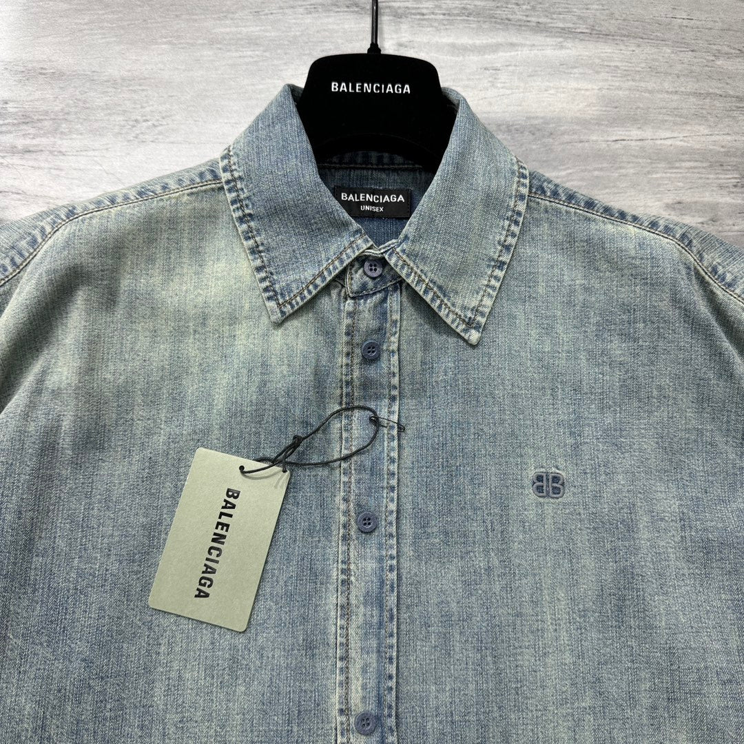 Denim long sleeve shirt