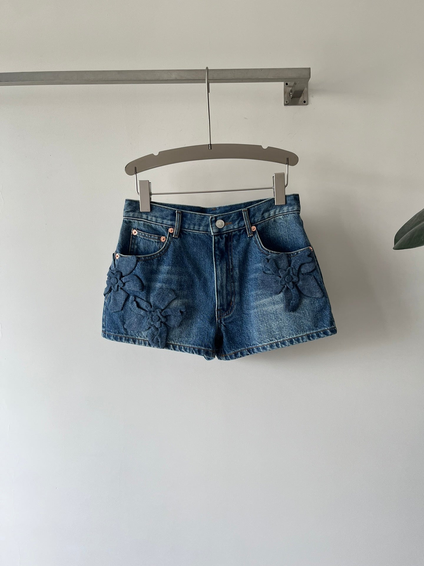 Denim shorts